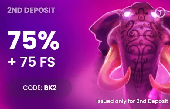 Bitkingz Welcome Bonus - Second deposit bonus